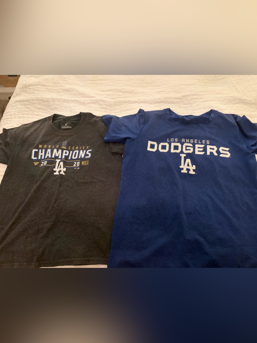 Los Angeles Dodgers Blue & Charcoal T-Shirt Bundle